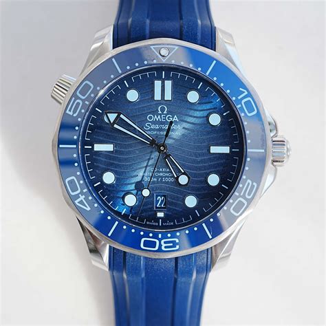 omega seamaster blue bezel black dial|Omega Seamaster diver price.